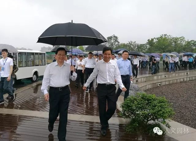 江西省委書記、省長等領導蒞臨青嵐湖森林公園視察