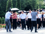 江西省副省長(zhǎng)胡強(qiáng)一行蒞臨考察大余崇山源和黃龍福壽源項(xiàng)目