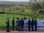 陜西省委常委、西安市委書記王永康一行考察灞橋區(qū)白鹿原生態(tài)景觀路示范工程